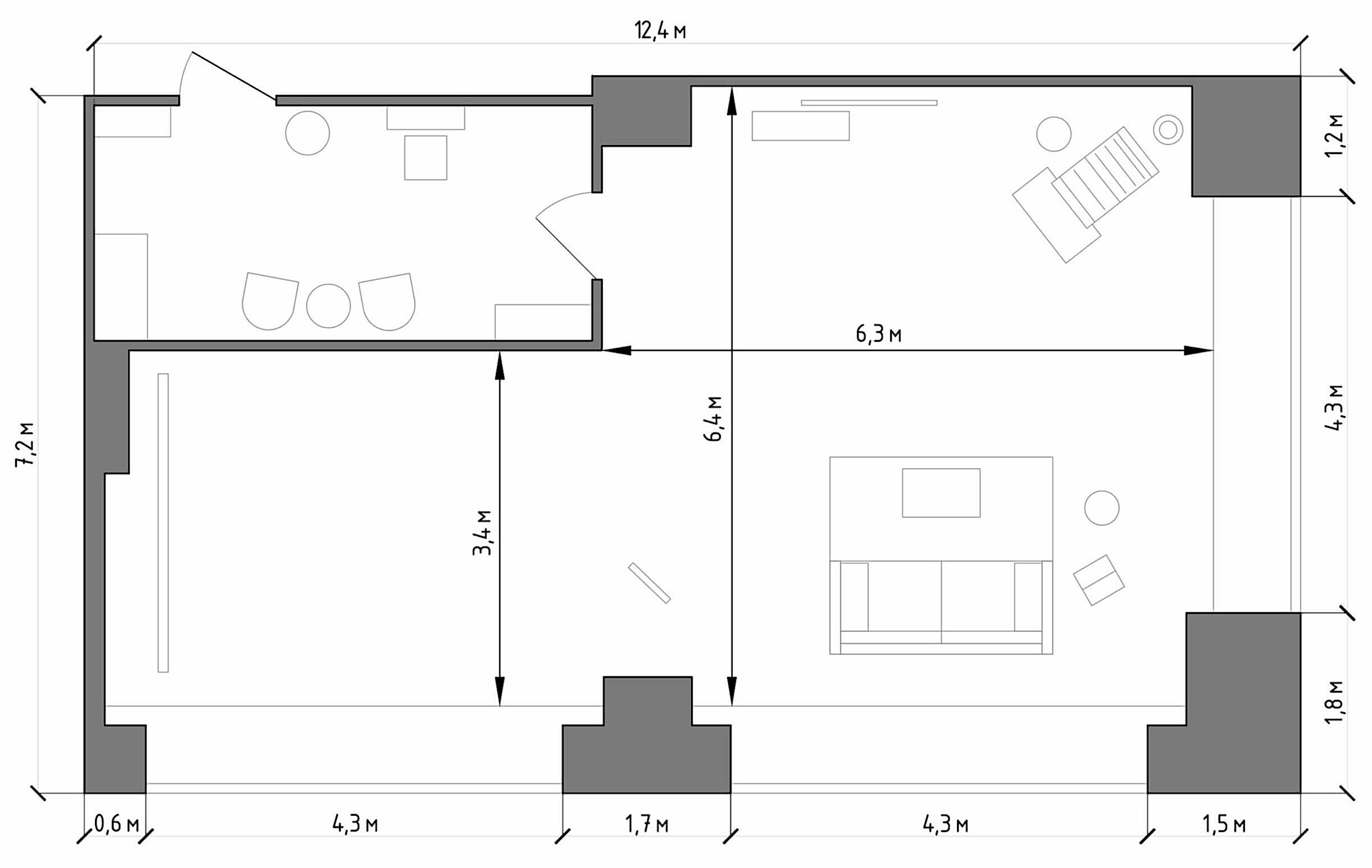 план помещения